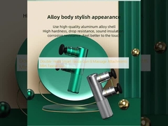 Умный пистолет с двойной головой 8 массажных приспособлений мини-пулемет