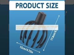 Ощутите преимущества массажа кожи головы с помощью 3 режимов массажа