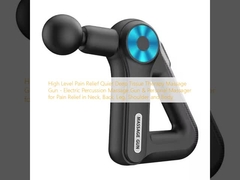 Массажный пистолет с глубокой тканевой терапией - электрический массажный пистолет с ударными инструментами и личный массажник для облегчения боли в шее, спине, ноге, плече и теле