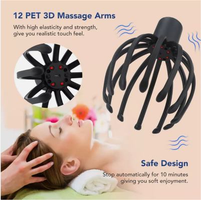 качество  Electric Octopus Claw Scalp Massager for Stress Relief and Increased Blood Circulation Package Contents 1 Head Massager завод