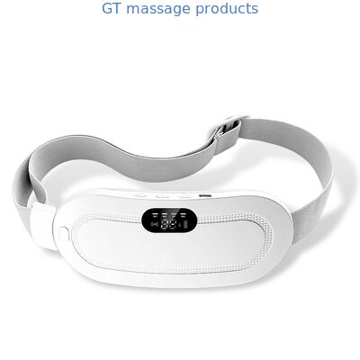 Белый розовый цифровой дисплей менструальный греющий коврик - Розовый пояс для массажа живота для облегчения дискомфорта